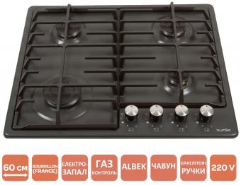 Варильна поверхня газова VENTOLUX HG640-DA3 CS (AN): 2