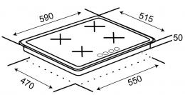 Варильна поверхня газова VENTOLUX HG640-MA3 S (BK): 5