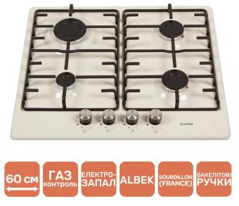 Варильна поверхня газова VENTOLUX HG640-MA3 S (IVORY): 2