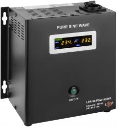 ДБЖ з правильною синусоїдою LogicPower LPA-W-PSW-500VA(350Вт) 2A/5A/10A, 12V: 1