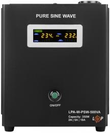 ДБЖ з правильною синусоїдою LogicPower LPA-W-PSW-500VA(350Вт) 2A/5A/10A, 12V: 2