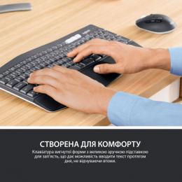 Комплект (клавіатура, мишка) бездротовий Logitech MK850 Black USB (920-008226): 2