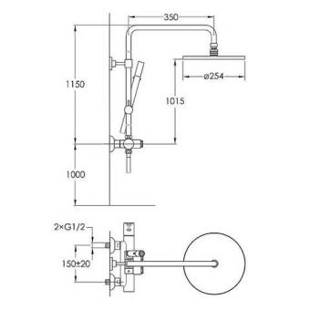 Душова система IMPRESE SMART CLICK ZMK101901211: 3