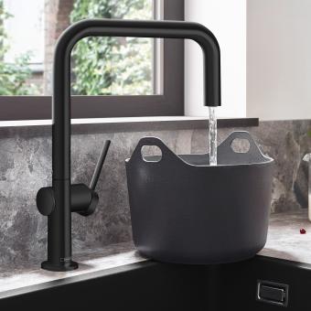 Змішувач для кухні HANSGROHE Talis M54 чорний мат 72806670: 1