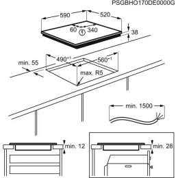 Варильна поверхня електрична Zanussi ZHRN641K: 2