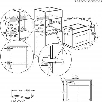 Духова шафа електрична Electrolux EVM8E08V: 3