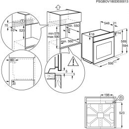 Духова шафа електрична Electrolux EOC5E70X: 4