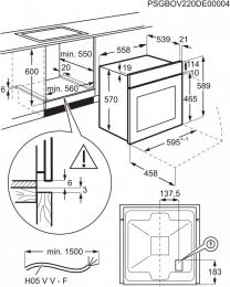 Духова шафа електрична Electrolux EOF6P76BX: 3