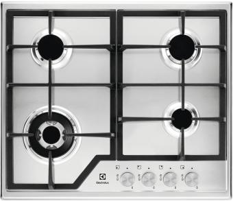 Варильна поверхня газова Electrolux EGS6436SX: 1