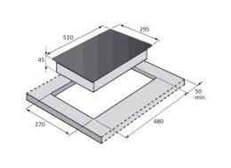 Варильна поверхня газова Fabiano FHG 16-2 VGH Black Glass 8111.406.0837: 2