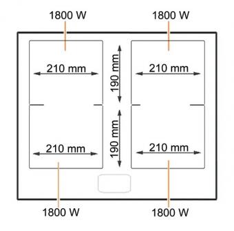 Варильна поверхня індукційна Fabiano FHBI 3201 Lux Black 8122.416.1079: 3