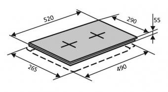 Варильна поверхня індукційна VENTOLUX HI 32 WH TC FBS FZ SL: 3