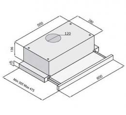 Витяжка Fabiano Slim 60 Lux Inox 8107.504.0366: 2