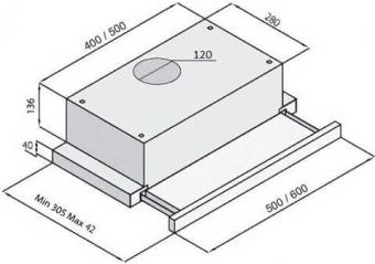 Витяжка Fabiano Slim 60 White 8107.504.0381: 2