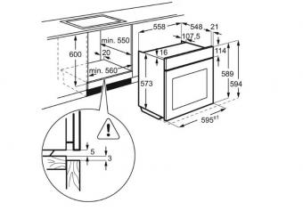 Духова шафа електрична Electrolux LOD6C77WZ: 2