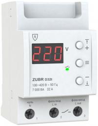 Реле напруги однофазне на 3 модулі ZUBR D32t (4820120220456): 1