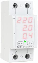 Реле мультифункціональне однофазне на 2 модулі ZUBR MF2-50 red (4820120221774): 1