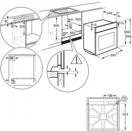 Духова шафа електрична Electrolux EOC8P39WZ: 5
