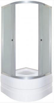 Душова кабіна SHOWER Saturn STN-858 (80х80х205) профіль хром, матове скло: 2