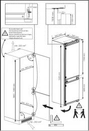 Вбудований холодильник BEKO BCNA306E3S: 2