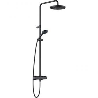 Душева система KLUDI DUAL SHOWER SYSTEM LOGO чорний матовий 680823900: 1