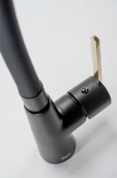Змішувач для кухні Rea ICON black/l.gold REA-B5682: 4