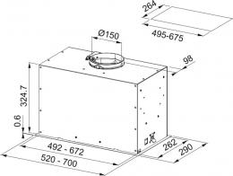 Витяжка Franke Box Flush EVO FBFE WH MATT A52 305.0665.366: 2