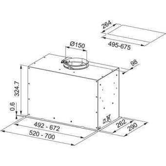 Витяжка Franke Box Flush EVO FBFE WH MATT A70 305.0665.367: 2