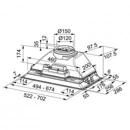 Витяжка Franke Box Inca Smart FBI 705 BK 305.0689.925: 2