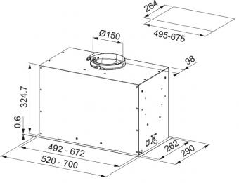 Витяжка Franke Box Flush EVO FBFE XS A70 305.0665.361: 2