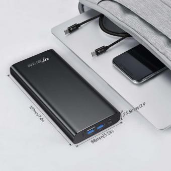 Універсальна мобільна батарея PowerOak Voltero S25 100W 26800mAh PD3.0 PPS USB-C MacBook: 5