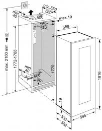 Вбудована винна шафа LIEBHERR EWTgw 3583: 3