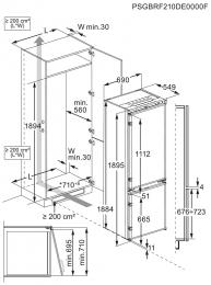 Вбудований холодильник Electrolux ENP7TD75S: 2
