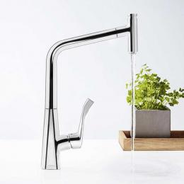 Змішувач для кухні HANSGROHE Metris M71 320 2jet sBox 73801000: 1