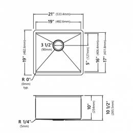 Мийка Kraus WORKSTATION Kore KWU111-21: 3