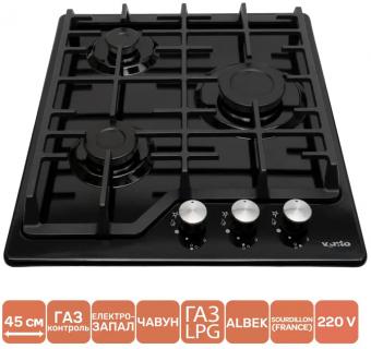Варильна поверхня газова VENTOLUX HG430-L3 CS (BK): 2