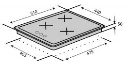 Варильна поверхня газова VENTOLUX HG430-G3G CEST (IVORY): 4