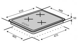 Варильна поверхня газова VENTOLUX HG430-G3G CEST (WH): 5