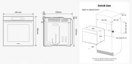 Духова шафа електрична Samsung NV7B4420ZAW/WT: 5