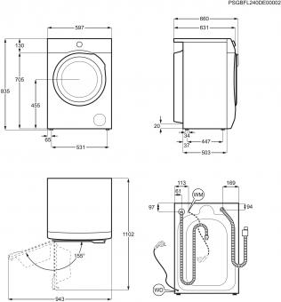 Пральна машина Electrolux EW7F3414U: 3