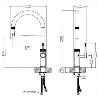 Змішувач для кухні KRAUS KPF-2654SFS: 2