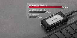 Жорсткий диск зовнішній SSD Portable USB 1.0ТB Kingston XS2000 Silver (SXS2000/1000G): 4