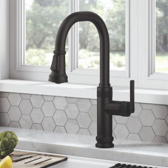 Змішувач для кухні KRAUS Industrial Pull-Down Faucet KPF-4102MB: 2