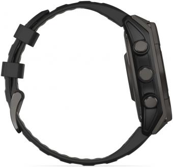 Смарт-годинник Garmin Fenix 8 47mm Saph Solar CrbnGry Ti/Blk Blk/PblGryBnd (010-02906-11): 6