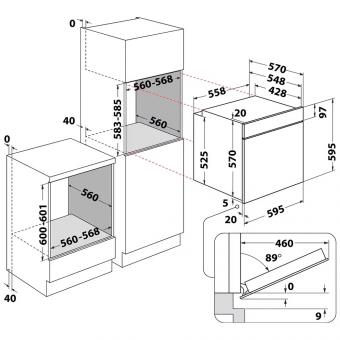 Духова шафа електрична WHIRLPOOL OMK38HU0X: 6