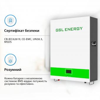 Акумуляторна батарея GSL 51.2v 200AH 10.24kwh lifepo4 (GSL051200AB-GBP2): 4