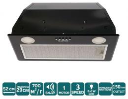 Витяжка VENTOLUX BOX 60 BK (700) PB: 2