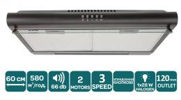 Витяжка VENTOLUX ROMA 60 BK 2M LUX: 3