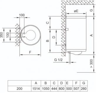 Водонагрівач Tiki Prime M 200V9 (700175): 4