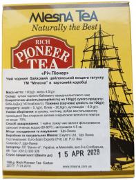 Чай MLesnA чорний цейлонський Rich Pioneer Річ Піонер 100 грм (03-012): 2